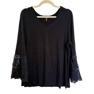 Lemon Tart Lace Bell Sleeve Blouse